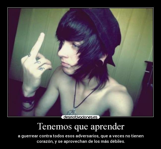 Tenemos que aprender - 