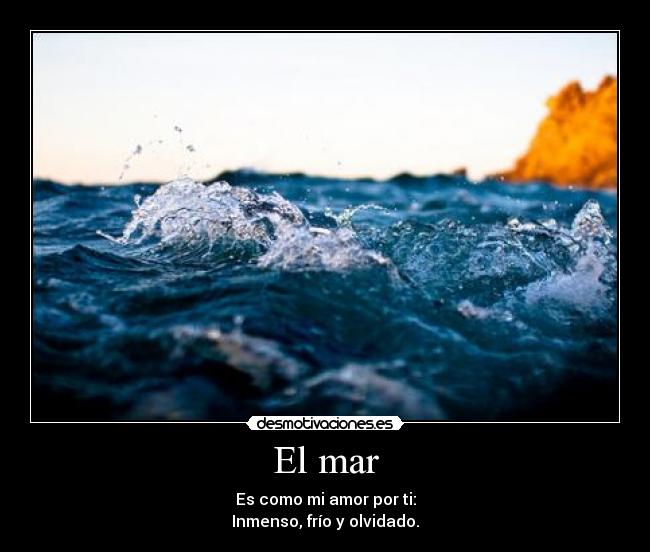 El mar -