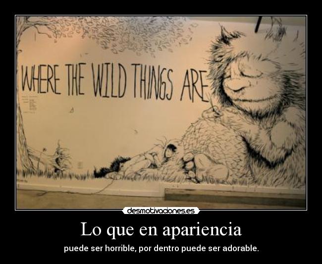 Lo que en apariencia -