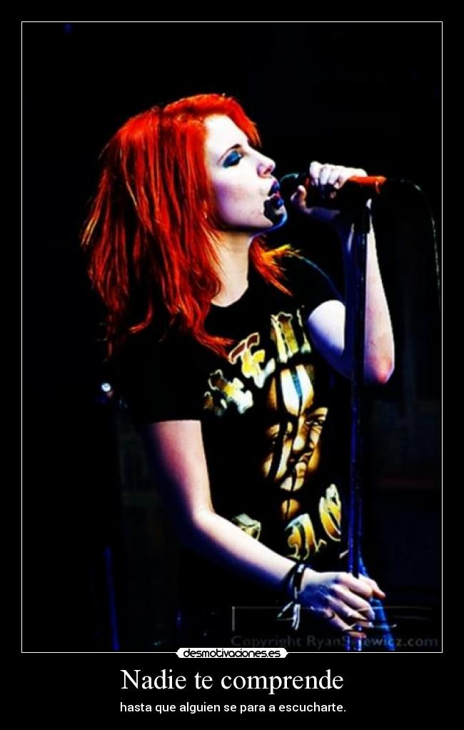 Nadie te comprende - hasta que alguien se para a escucharte.