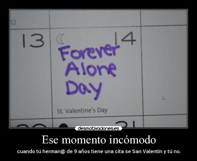 Ese momento incómodo -