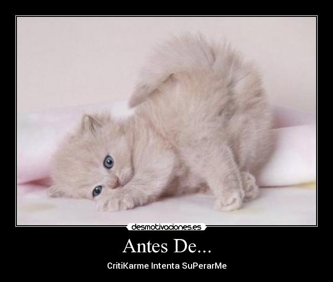 Antes De... - 