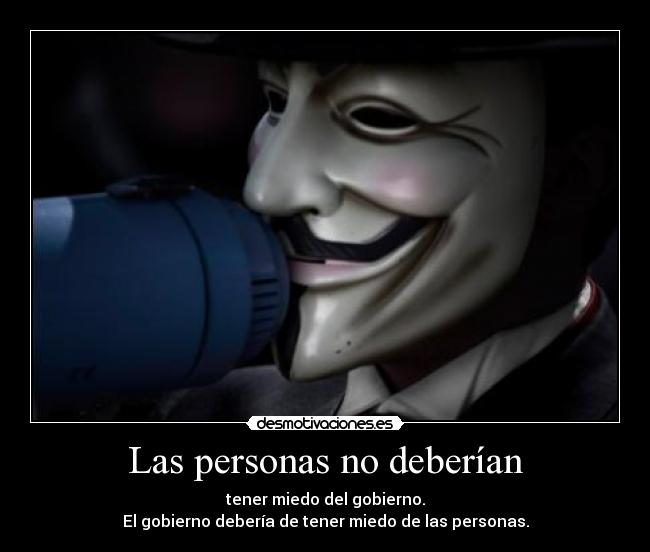 Las personas no deberían - 