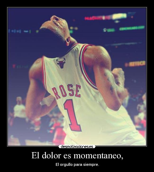 El dolor es momentaneo, - 
