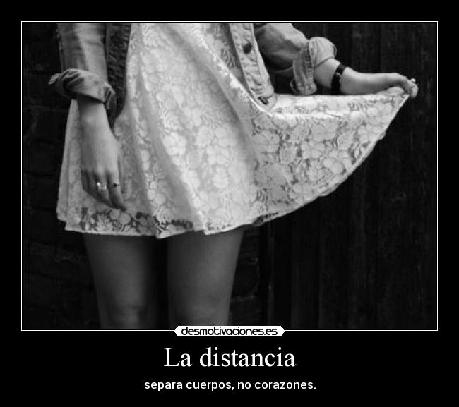 La distancia -