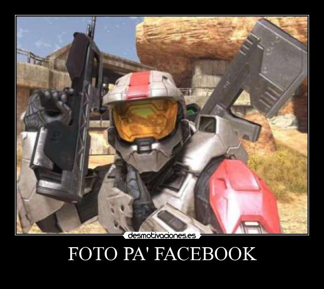 carteles facebook halo halo reach spartan videojuegos burla parodia foto facebook desmotivaciones