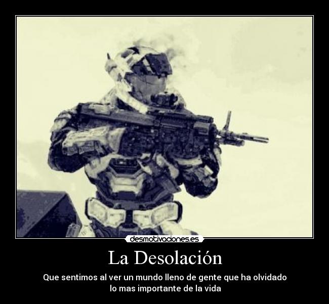 carteles mas importante vida dios halo reach videojuegos desolacion desmotivaciones