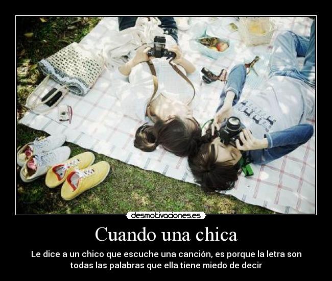 Cuando una chica -