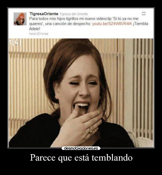 Parece que está temblando -