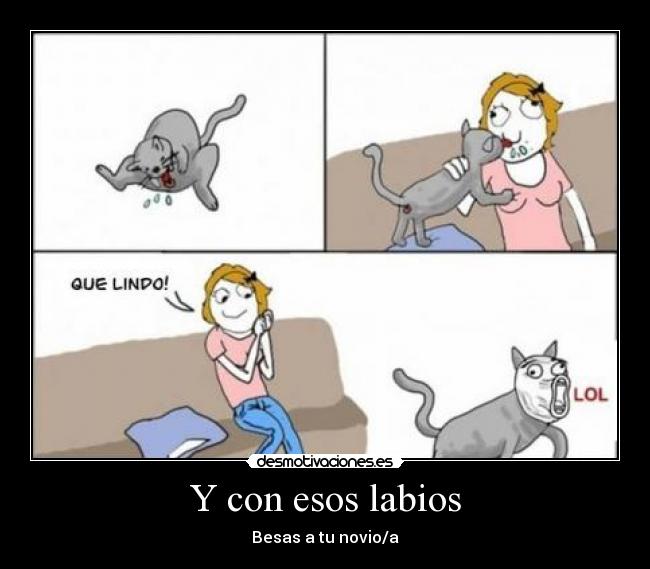 Y con esos labios - Besas a tu novio/a