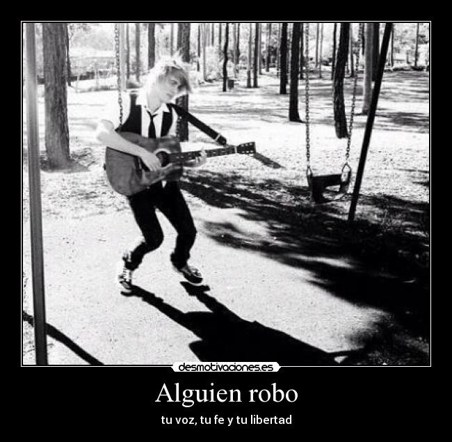 Alguien robo - tu voz, tu fe y tu libertad