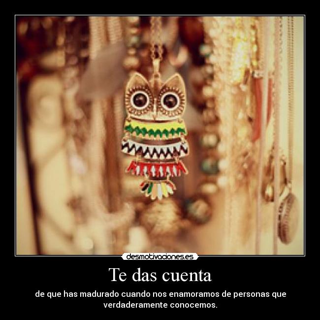 Te das cuenta - 