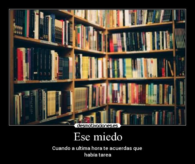 Ese miedo - 