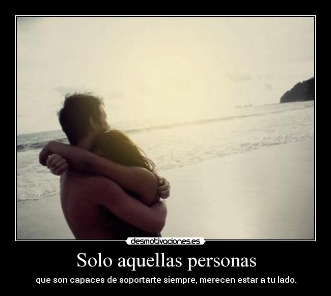 Solo aquellas personas -