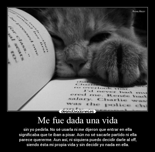 Me fue dada una vida -