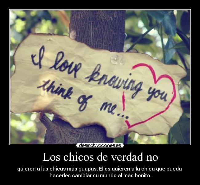 Los chicos de verdad no -