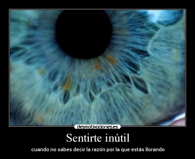 Sentirte inútil -