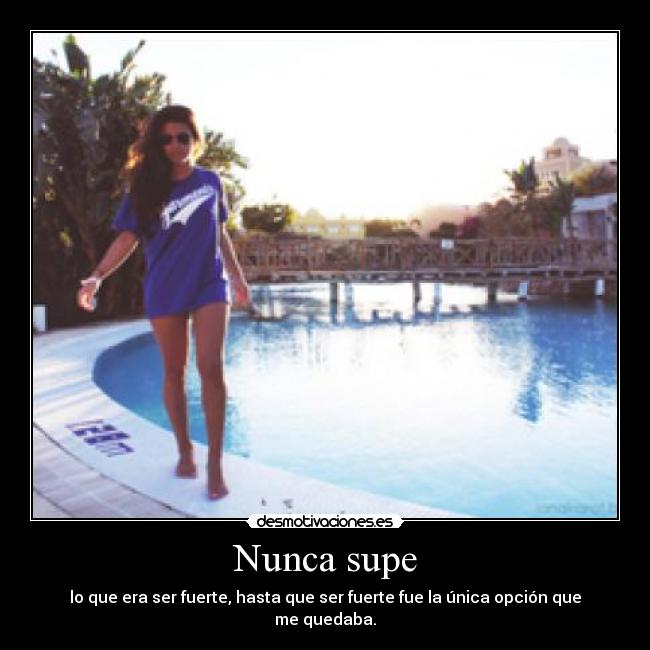 Nunca supe - 