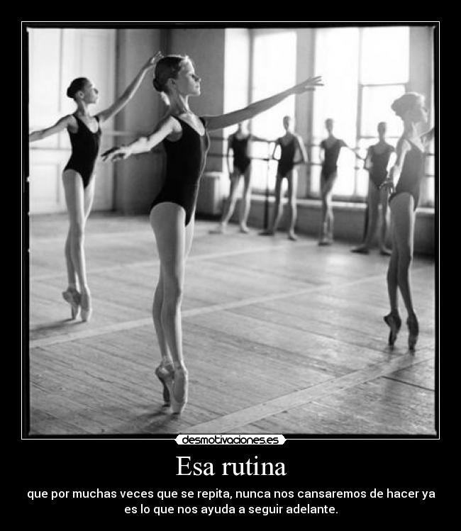 carteles rutinas desmotivaciones