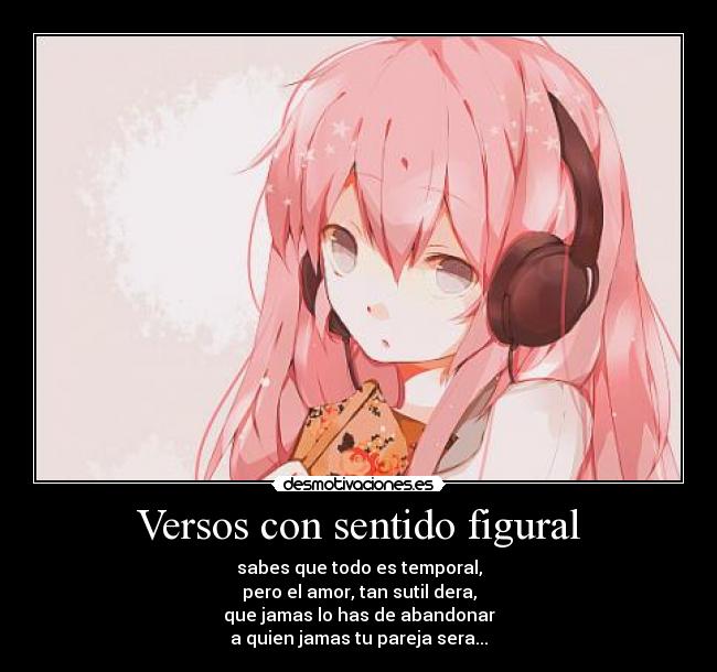 Versos con sentido figural - 
