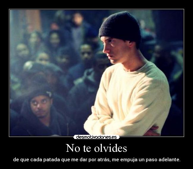 No te olvides -