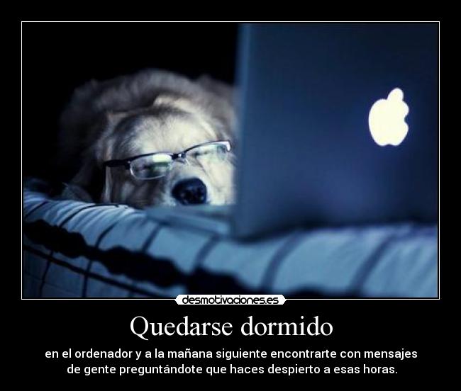 Quedarse dormido -