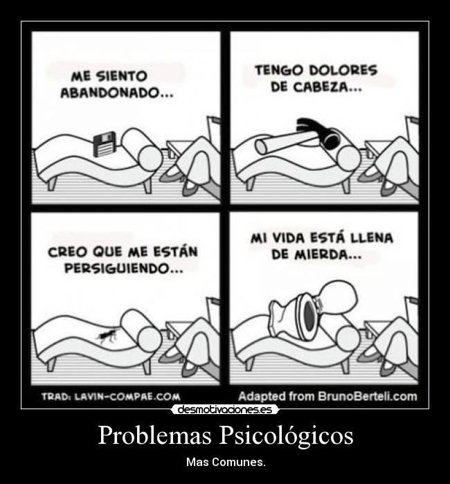 Problemas Psicológicos - Mas Comunes.