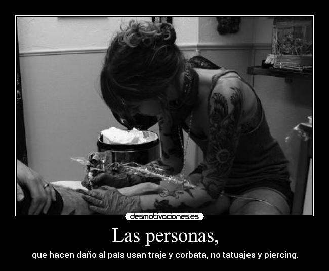 Las personas, - 