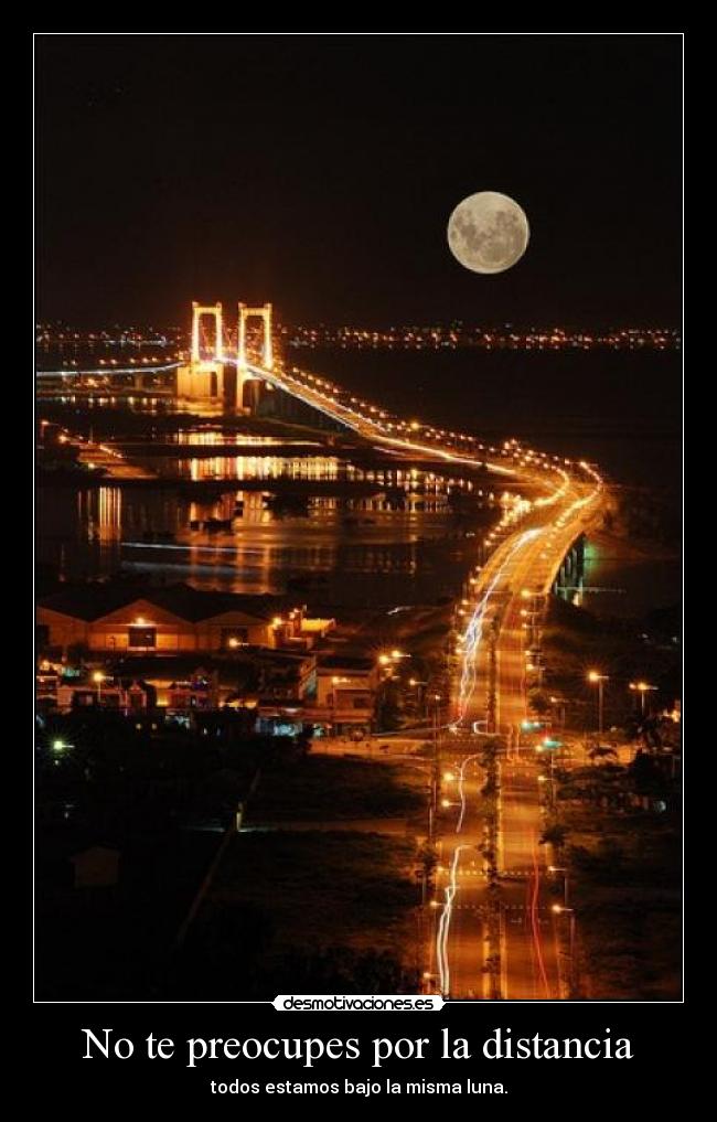 No te preocupes por la distancia - 