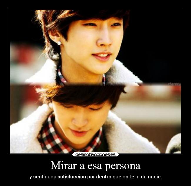Mirar a esa persona -