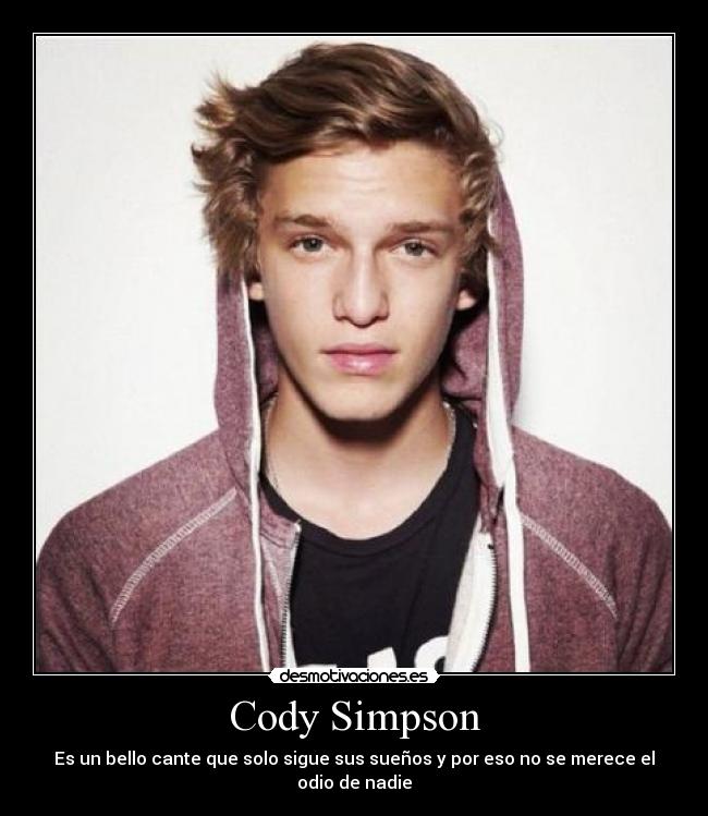 Cody Simpson - Es un bello cante que solo sigue sus sueños y por eso no se merece el odio de nadie