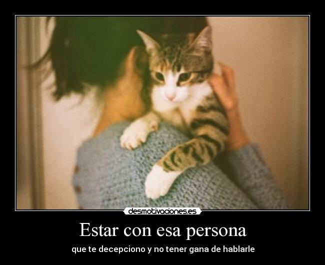 Estar con esa persona - 