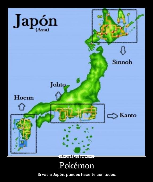 Pokémon - Si vas a Japón, puedes hacerte con todos.