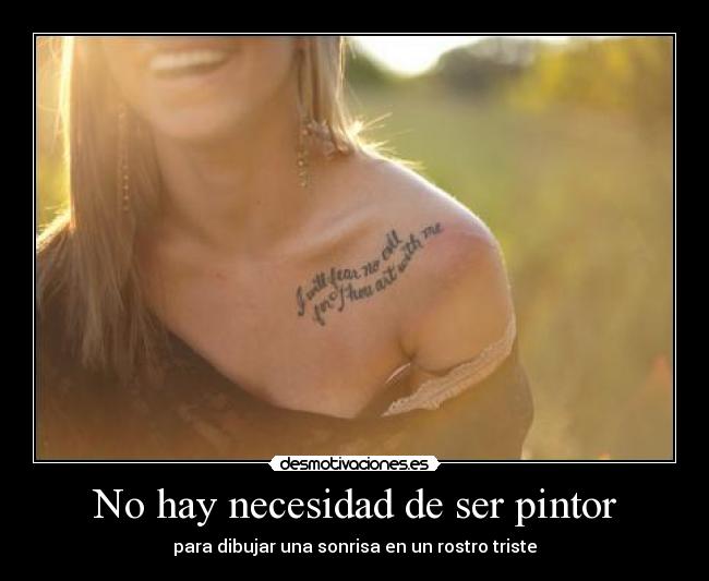 No hay necesidad de ser pintor - 