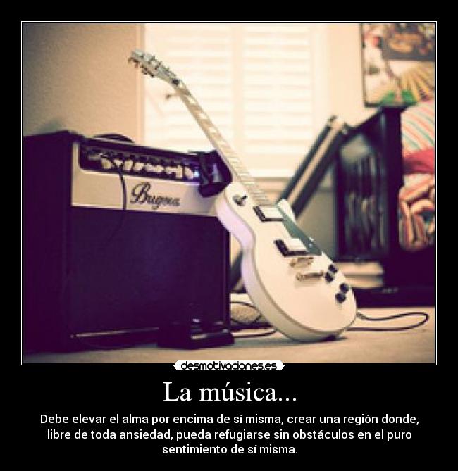 La música... - 