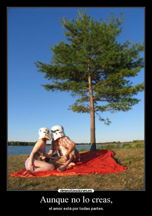 Aunque no lo creas, -