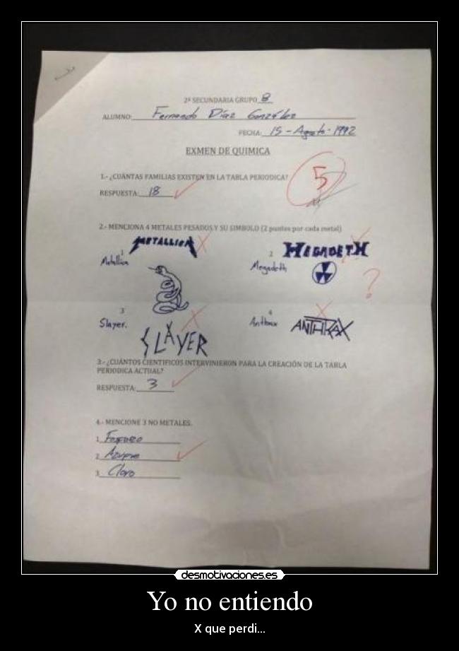Yo no entiendo - 