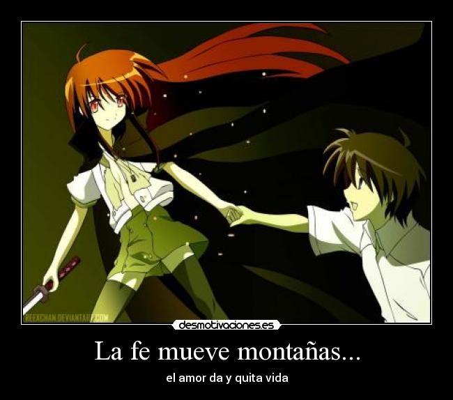 La fe mueve montañas... - 