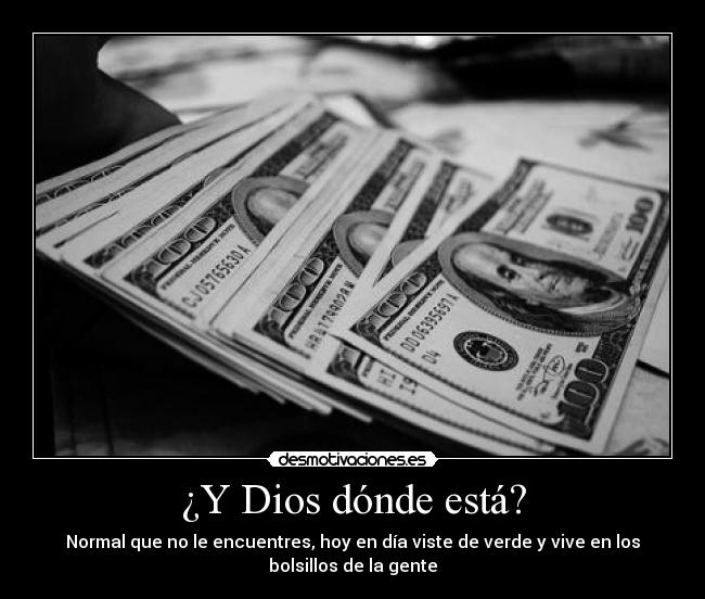 carteles dios frase nach desmotivaciones