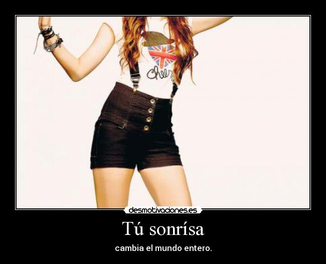 Tú sonrísa -