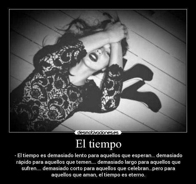 El tiempo -