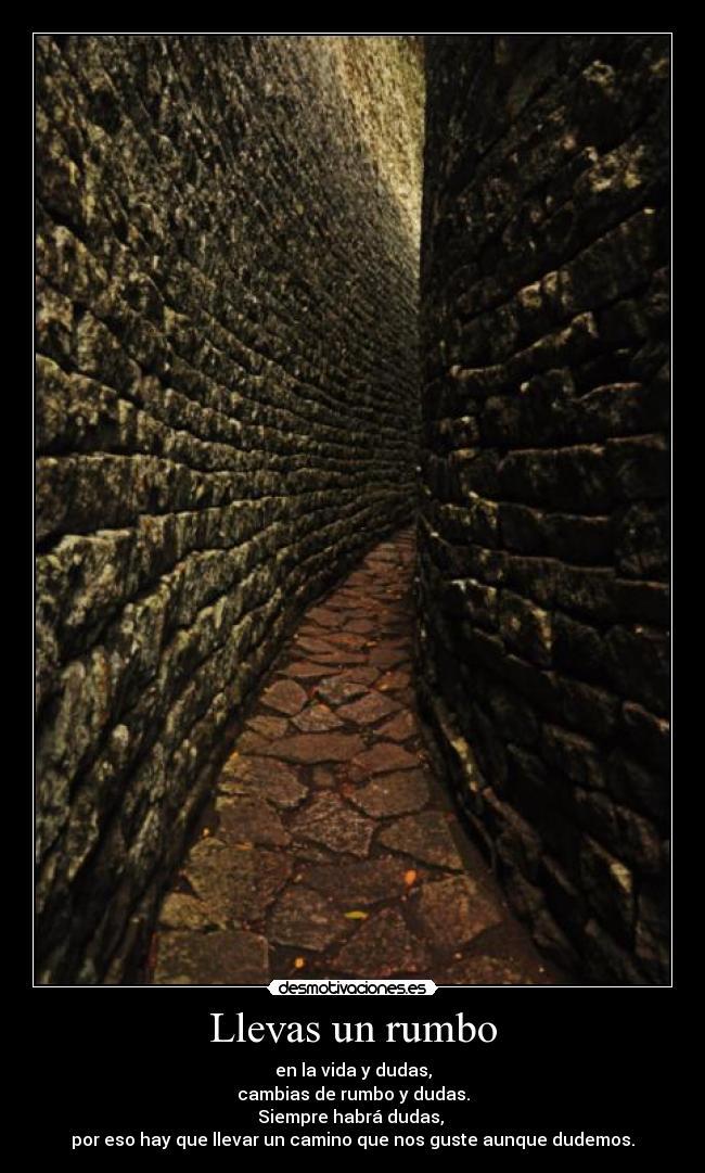 Llevas un rumbo - 