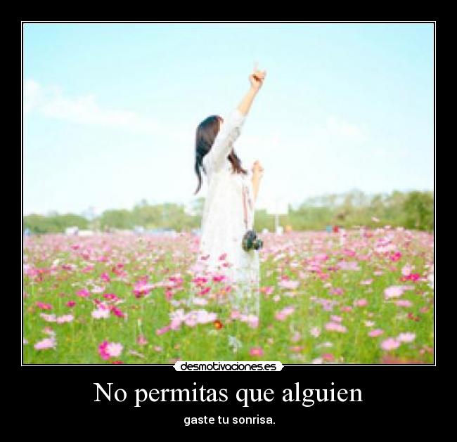 No permitas que alguien - 