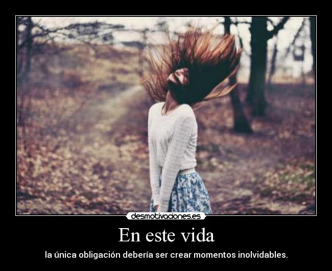 En este vida -