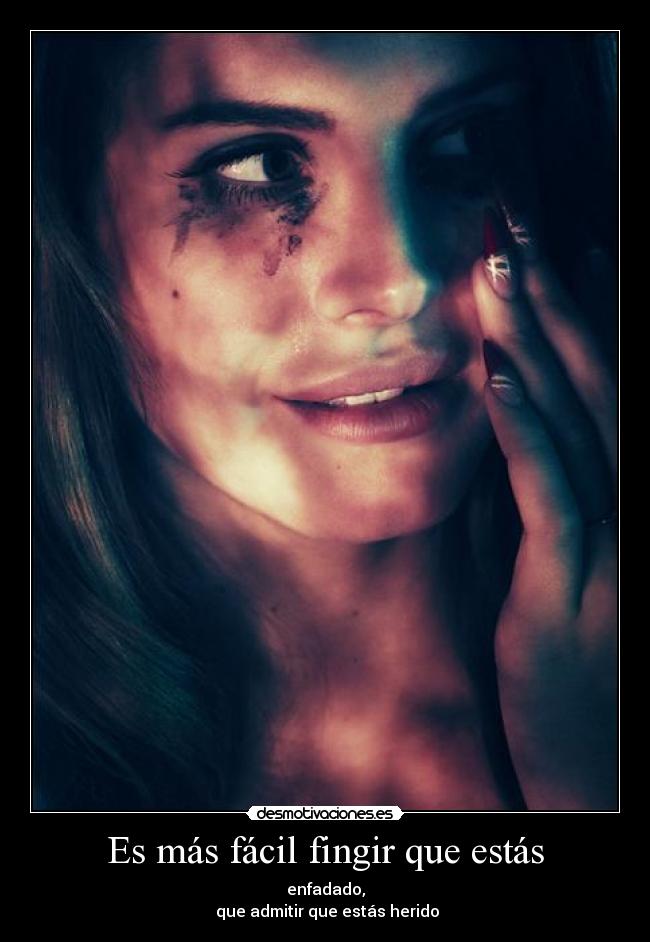 Es más fácil fingir que estás -