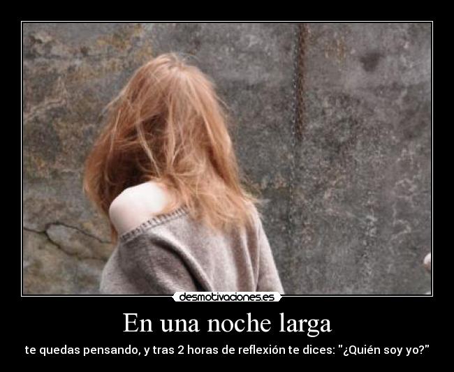 En una noche larga -