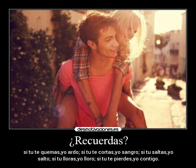 ¿Recuerdas? -