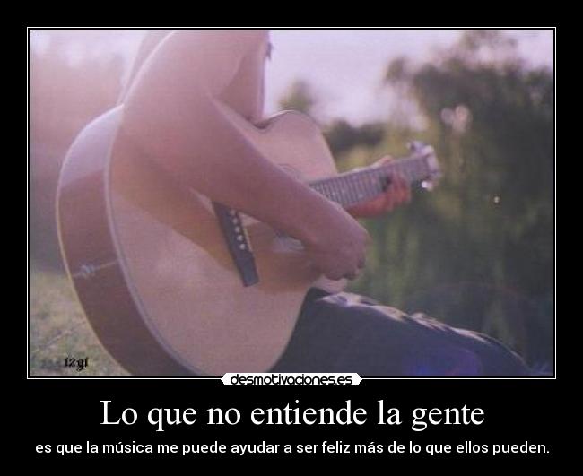 Lo que no entiende la gente -