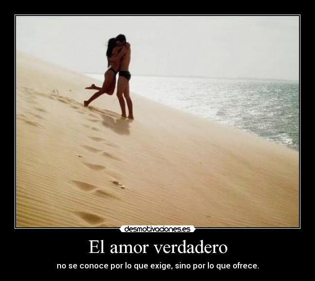 El amor verdadero -