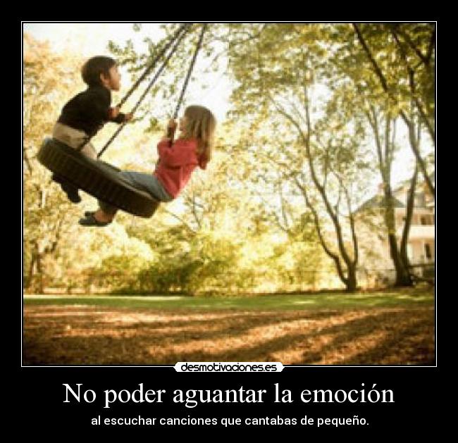 No poder aguantar la emoción - 